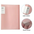 thumbnail image 3 of Uxcell 9.4x12.2" Binders with Plastic Sleeve, PP 80 Pockets Waterproof Sheet Folder Protector Portfolio, Pink, 3 of 5