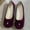 Purple, variant on Viluyesy Womens Ballet Flats, Comfortable Round Toe Elegant Floral Slip-On Work Dressy Shoes Gray US9.5