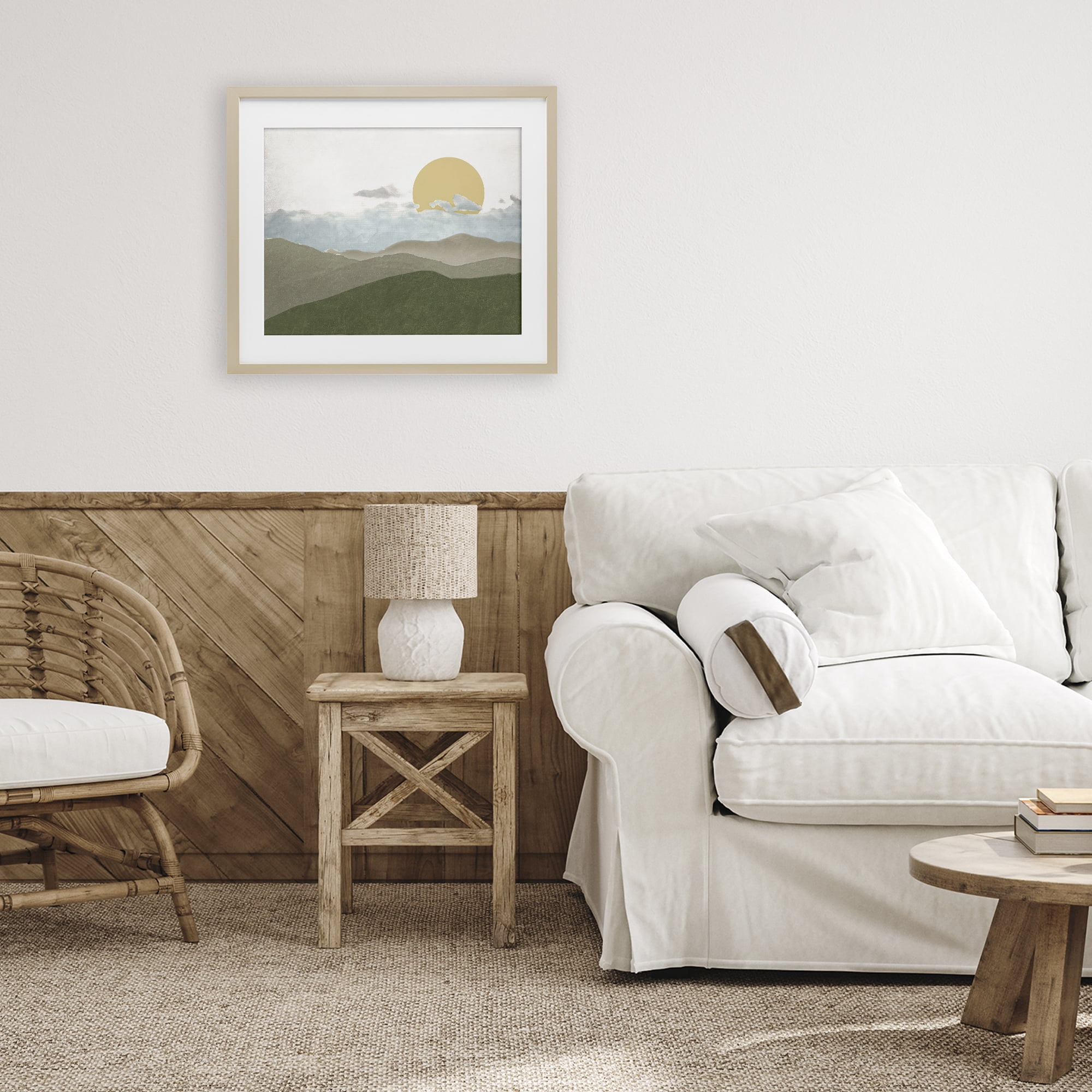 Stupell Industries Earthen Dreams Sunrise Birch Framed Print Under Glass, design by Elizabeth Medley
