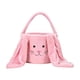 thumbnail image 2 of Bolsa de conejos de peluche, bolsa de Pascua, bolso para niños, bolsa de conejos, cesta de Pascua, bolso de terciopelo, bolso de mano flocado, 2 of 6