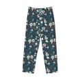 thumbnail image 4 of Xecao Vintage Floral Men's Straight Lounge Pajama Pants: The Ultimate in Comfortable Sleepwear, 4 of 9