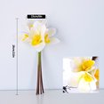 thumbnail image 2 of Flor de orquídea artificial banquete de boda falso orquídea mesa centro de mesa flor de tela de seda, blanco 4 Piezas Noticed HA6707-01B, 2 of 6