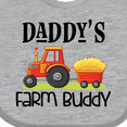 thumbnail image 4 of Inktastic Daddy Farm Buddy Cute Tractor Boys or Girls Baby Bib, 4 of 4