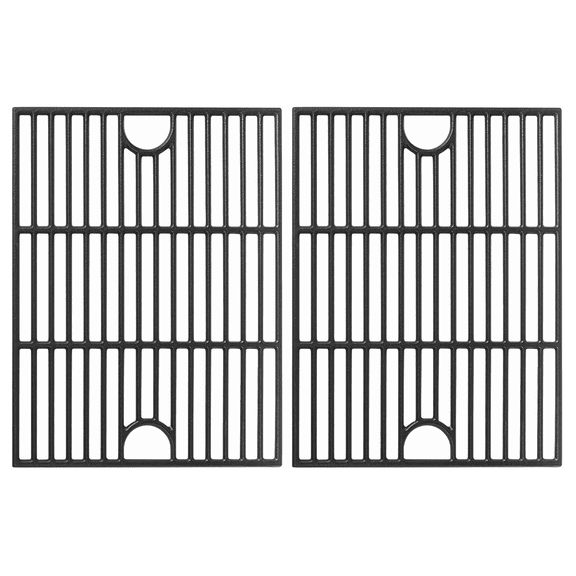 17 Inch Grill Grates for Nexgrill 720-0830H 720-0830X 720-0789H 720-0783E 720-0888S 720-0888 720-0888N, Cast Iron, Heat Evenly,Heavy Duty, Professional Searing