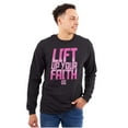 thumbnail image 3 of Faith Blessed Holy Spirit Jesus Long Sleeve TShirt Men Women Brisco Brands S, 3 of 6