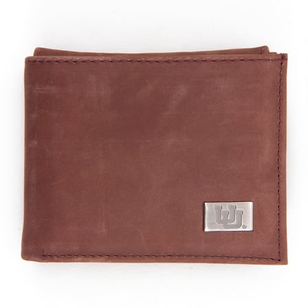 Utah Utes Leather Bifold Wallet