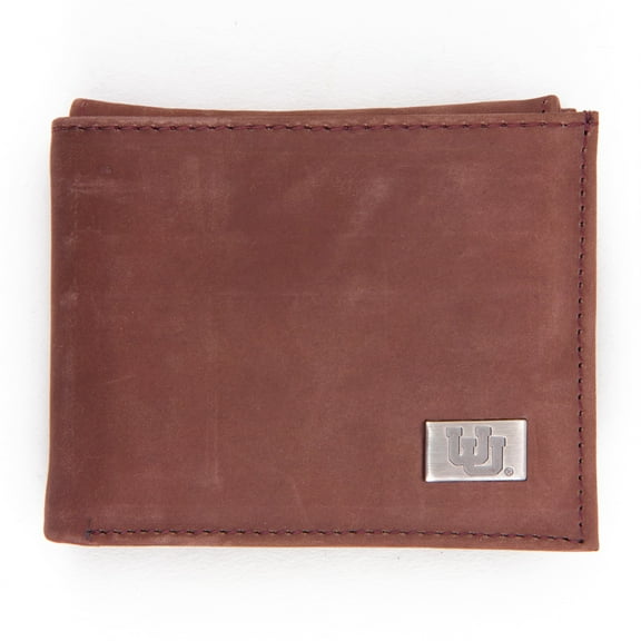 Utah Utes Leather Bifold Wallet
