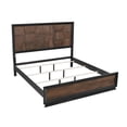 thumbnail image 5 of Houston Traditional Style King Bed Made With Wood in Walnut, 5 of 6