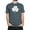 Charcoal-white, variant on NYC FACTORY Shamrock Men's Tee, Distressed, Charcoal-White, 4XL