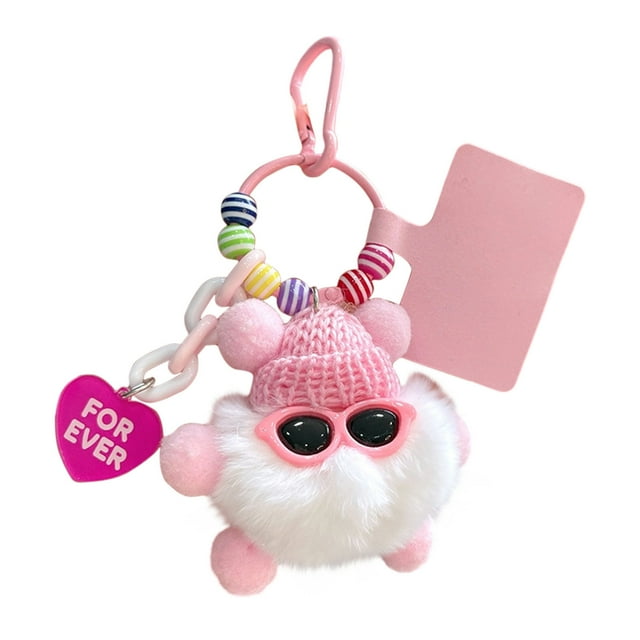 For with Toy And,Keychain with Toy Attachment, Novelty Charm for Bag and Key Ring Decoration