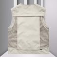 thumbnail image 4 of Men's Outdoor Vest Sleeveless Zip Up Jackets Summer Breathable Mesh Lining Utility Vest Photography Hiking Camping Waistcoats 5XL, 4 of 6