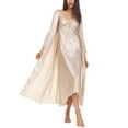 thumbnail image 2 of Flora Nikrooz Women's Stella Robe, Almond, Small/Medium, 2 of 3