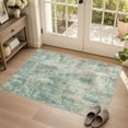 thumbnail image 5 of MICGEEK 3'x5' Abstract Area Rugs, Stain Resistant Washable Throw Rugs for Bedroom Kitchen Entryway, Modern Small Area Rug Front Door Mat Entrance Doormat with Non-Slip Backing, Green, 5 of 9