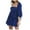 Blue, variant on IROINNID Sequin Dress for Women Party Holiday Night Solid Sequin Party Dance Short-Sleeved Dress Sequin Dress,Pink