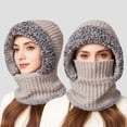 thumbnail image 2 of XIAOCHA Women’S Soft Lined Beanie，Full‑Coverage Knit Hats，Fall‑Winter Outdoor Headwear,Grey, 2 of 4