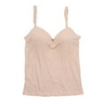 thumbnail image 1 of Women‘s Lady Modal Bra Tank Tops  Adjustable Strap Built In Bra Padded Self Mold Bra Tank Tops Camisole, 1 of 3