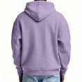 thumbnail image 4 of YNGKMEA Men's Sweatshirt, Mokaloha Mens Shirts, Mokaloha Mens Sweatshirt Waffle Zipper Hooded Sweatshirt Purple Pink XXXXL, 4 of 4