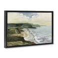 thumbnail image 4 of Stupell Industries Irish Coast Cliffs Landscape Painting Black Floater Framed Canvas Art Print Wall Art, 25 x 17, 4 of 10