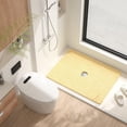 thumbnail image 6 of UniVerse Shower Mat,32 x 24 Inch Non Slip Bath Mat for Tub,Soft PVC Loofah Bathtub Mats with Drain Holes, Quick Drying Bathroom Stall Floor Mat, Bathroom Accessories Without Suction Cup, Beige, 6 of 14