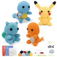 thumbnail image 1 of COZYMATE Kit de Ganchillo para Principiantes, Completo, 4 Piezas, Lindos Animales, Kits de Ganchillo para Adultos con Instrucciones Paso a Paso y Video Tutoriales, el Mejor Regalo de Cumpleaños para T, 1 of 5