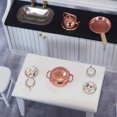 thumbnail image 2 of 3pcs 1:12 Mini Kitchenware Decoration Miniature Soup Pot Kitchen Cooking Pan, 2 of 8