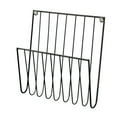thumbnail image 4 of Revistero de pared con soporte para archivos, versátil y decorativo organizador de archivos de hierro. Negro, 4 of 9
