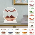 thumbnail image 2 of JoyMoreHome Moving Sand Art Picture Round Glass 3D Sandscape in Motion Display Flowing Sand Frame Relaxing Desktop Home Office Work Decor, 2 of 5