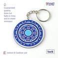 thumbnail image 4 of Three Celestial Guardians with Chakra Protection Wheel Feng Shui Amulet Keychains, Pi Xie, Chi Lin, Pi Yao, Symbol of Protection, Feng Shui Gift, Acrylic, Made In USA, (2 Pack), 4 of 8