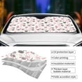 thumbnail image 4 of Kdxio Rabbit And Carrot Print Front Windshield Sun Shade,Folding Auto Sunshade for Car Truck SUV-Medium, 4 of 7