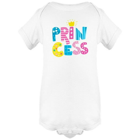 Princess Cute  Bodysuit Infant -Image by Shutterstock,  6 Months