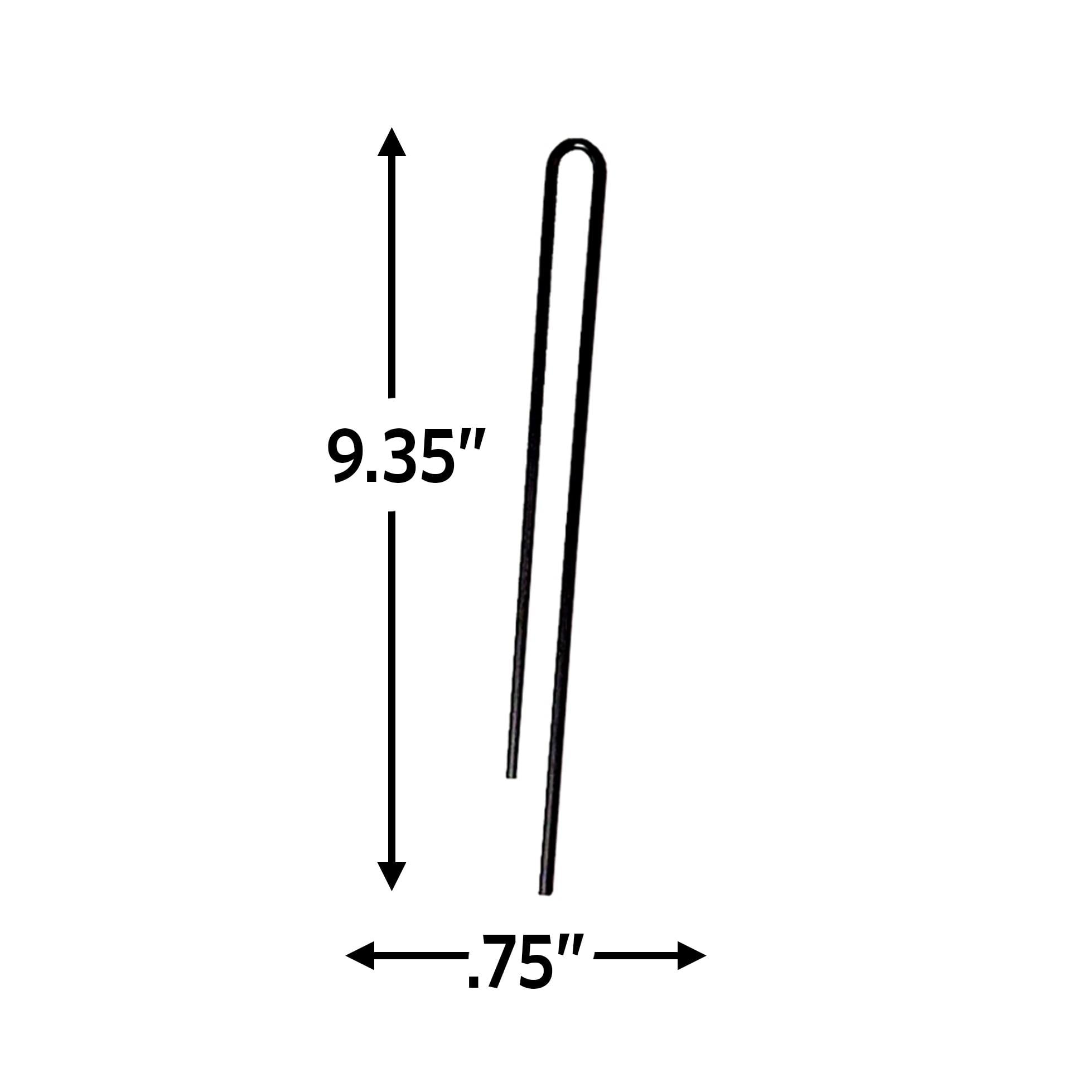 MidWest Homes for Pets 9 inch Replacement Dog Exercise Pen Securing Ground Stakes, Black