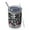 Gray and Pink, variant on 12oz Tumblers Gray and Pink Of Leopard Print Vacuum Insulated Stainless Steel Travel Tumbler Cups Mug with Lid and Straw for Beer,Coffee,Beverages with Cleaning Brush for Cold & Hot Drinks