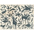 thumbnail image 2 of Vess, June Erica 24x19 White Modern Wood Framed Museum Art Print Titled - Woodland Woodblock II, 2 of 4