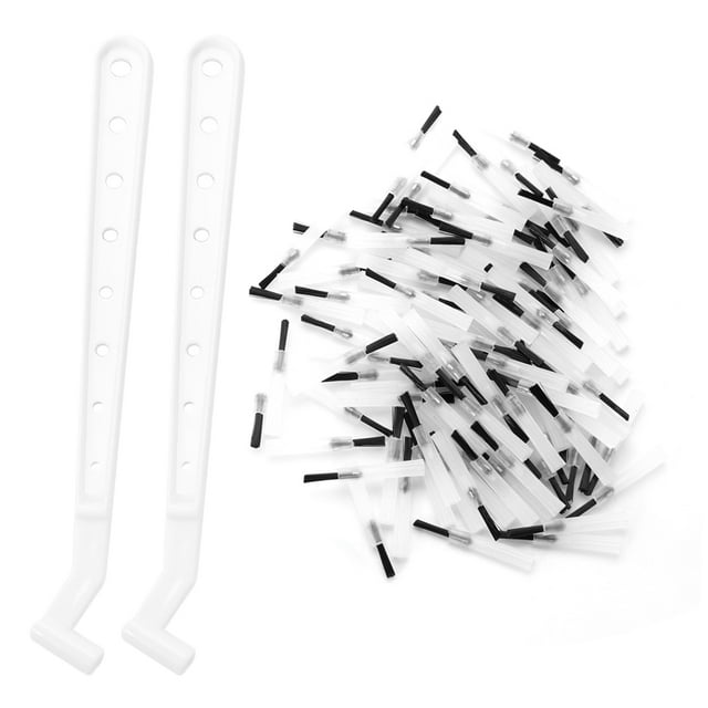 Puntas de Cepillo Dentales Desechables Cfor OMPosite Brush Tips 100 Uds Dentales Desechables Cfor OMPosite Brush Tips 2 Mangos de Cepillos ANGGREK Otros