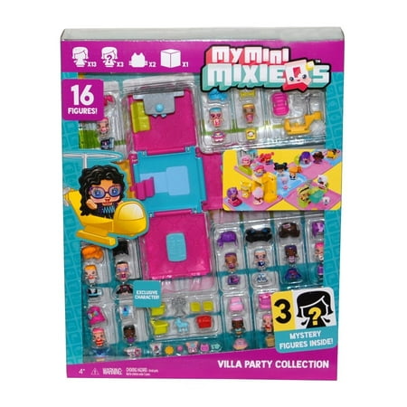 Mini Tower Collection My Mini MixieQ's Villa Party Collection With 16 Figures (For Ages 4+ Years)New By My Minni MixieQs ()