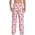 thumbnail image 7 of Salouo Strawberries Print Pajama Pants for Men, Lounge Pants Elastic Waistband Casual Men's sleepwear Loungewear Sleep Pajama Pant -Large, 7 of 7