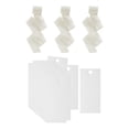 thumbnail image 2 of Rongfmy 50Pcs Table Name Cards Blank Elegant for Business Banquets Hanging Gift Tags Beige, 2 of 9