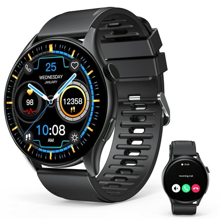 VILINICE Smart Watch for Men Women, Smartwatch Compatible with Android and iPhone, IP68 Waterproof, 120+ Sports Modes, Fitness Tracker, Smart Watch with Bluetooth Call(Answer/Make Calls), Perfect Gif