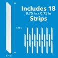 thumbnail image 6 of Duck Brand 8.75" x 0.75" Adhesive Bathtub Treads, White, (18 Count), 6 of 16