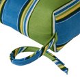 thumbnail image 3 of Cayman Stripe Outdoor High Back Chair Cushion (2-pack), 3 of 7