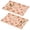 Pioneer Flower Floral-3, variant on Placemat, Pioneer Flower Floral Print Pattern Place Mats Table Mat Set Of 2, PVC Washable Placemats for Party Kitchen Dining Decoration, 18x12 Inch, Fade Resistant
