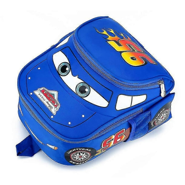 ** Lightning Mcqueen Kids Backpack Cartoon 3d Effect Car Kindergarten School Bag Gift For Boys Girls
