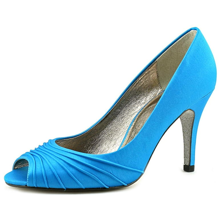 Adrianna Papell Farrel Peep Toe Canvas Heels