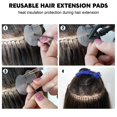 thumbnail image 4 of 25 Pcs de Protections Thermiques pour Extensions de Cheveux, Bouclier Circulaire à Trou Unique, Gabarit d'Espacement Rond, Protecteur de Colle Transparent pour Extension de Cheveux, 4 of 5