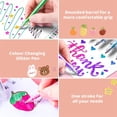 thumbnail image 6 of Glitter Gel Pen Set for Adult Coloring and Artistic Illustration, 22ml Vibrant Shimmering Markers for Scrapbooking and Creative DIY Crafts Stationery Supplies Office & Craft & Stationery, 6 of 8