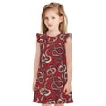 thumbnail image 1 of Balery Snake Camisón de princesa para niñas, pijama de algodón con mangas abullonadas, suave y bonito.-Small, 1 of 6