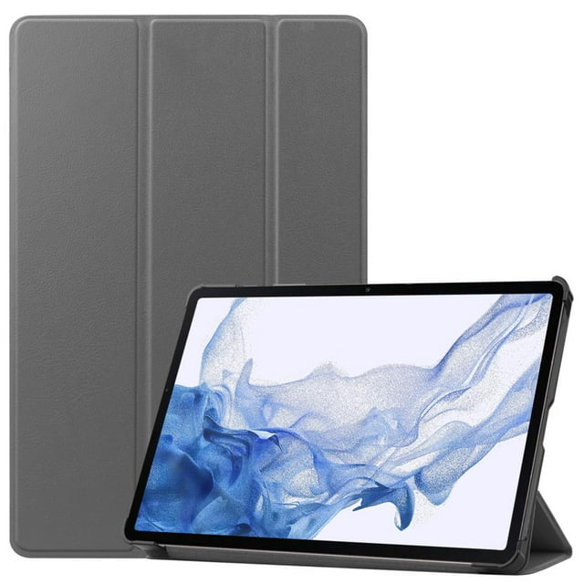 Smart PU Leather Case for Amazon Fire HD10 2023 Tablet Funda Capa Cover For Fire Max 11 Fire HD8 PLUS Kindle 11th Gen 2022 Case Gray Fire HD8 PLUS 2020