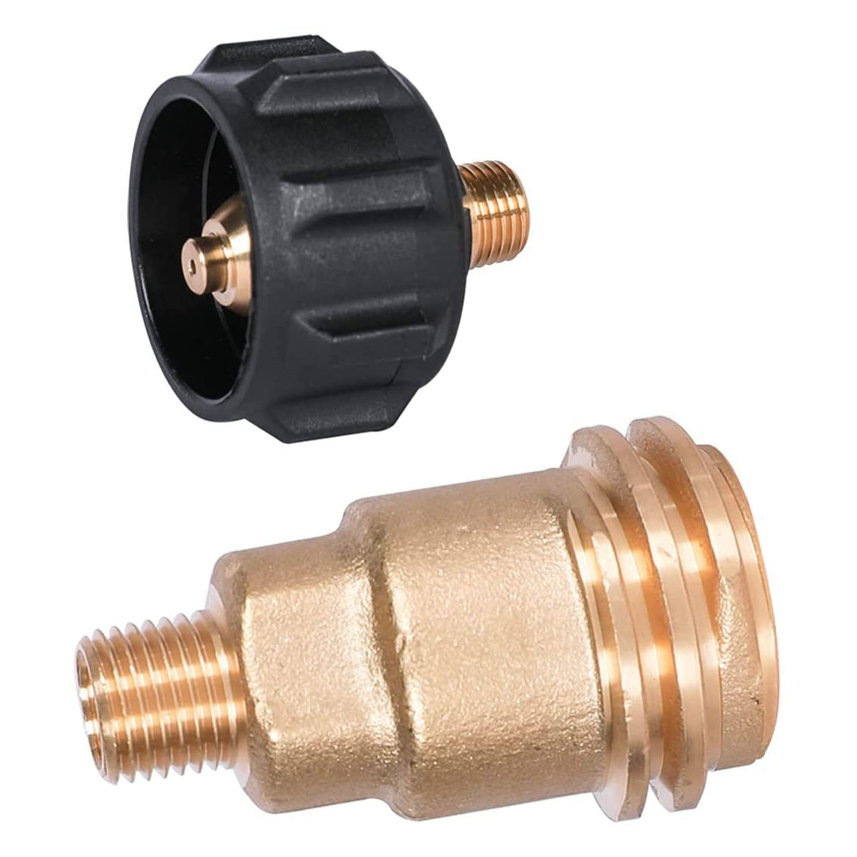 QCC1 ACME Nut Propane Gas Fitting Adapter with 1/4 Inch Male NPT 