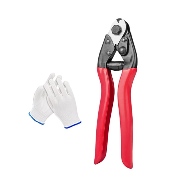 Terraxo Wire Rope Cutter Anti Slip Portable Multifunctional Hand Tool for Metal Fence Copper Steel Wires Hard Wire Ropes Type B