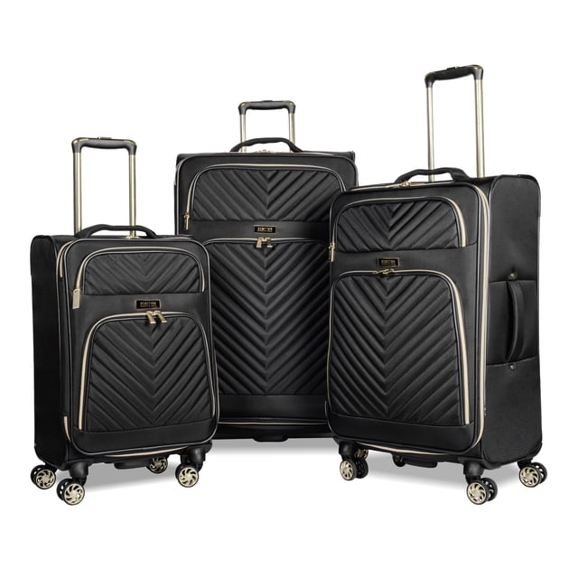 Equipaje Kenneth Cole REACTION Chelsea Chevron acolchado de 3 piezas